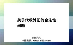 关于代收外汇的合法性问题