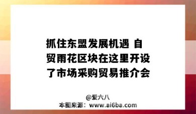 抓住东盟发展机遇 自贸雨花区块在这里开设了市场采购贸易推介会